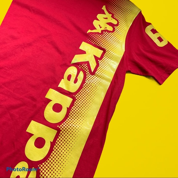 💥3/$25 KAPPA AUTHENTIC MEN’S RED T-SHIRT US L💥 - Picture 3 of 6